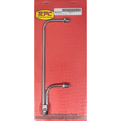 Racing Power Fuel Line Chrome 9-5/16" Centers R2197X
