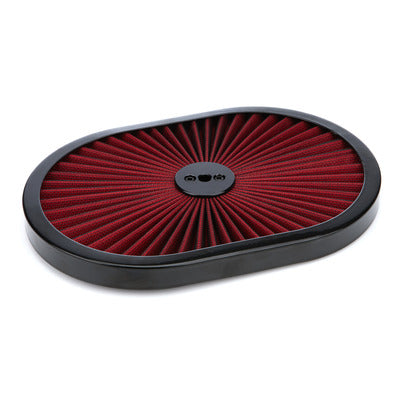 Racing Power 12" Super Flow Air Cleaner Red Mesh R2214T