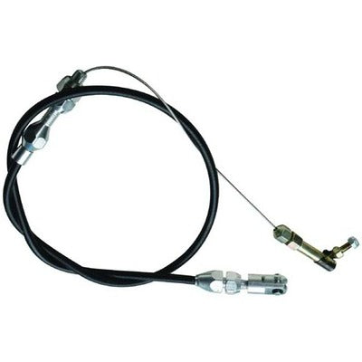 Racing Power 24" Black Throttle Cable Braided Stainless R2334