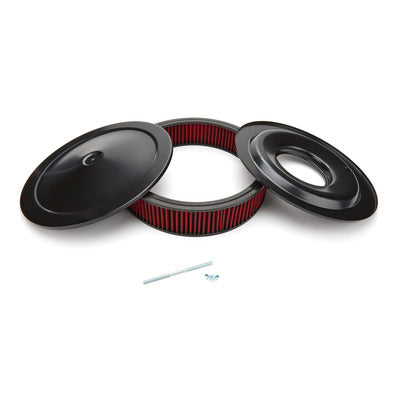 Racing Power 14inX3" Performance Style Air Cleaner Black/Red R2351