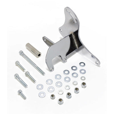 Racing Power SB Chevy Driver Side Alternator Bracket Chrome R3834