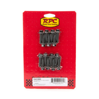 Racing Power LS Oil Pan Bolt KIt 15pc Black R4018BK