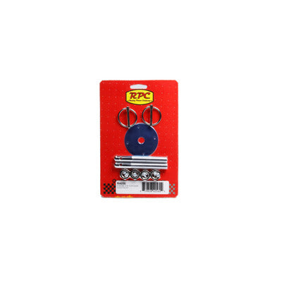 Racing Power Chrome 3/16" Flip-Over Hood Pin Kit Steel R4056