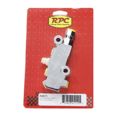 Racing Power Chrome Prop Valve Only (Disc/Disc) R4511