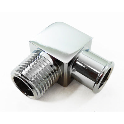 Racing Power 90-Degree Aluminum Fitting 3/4 x 1/2"- Chrome R4529