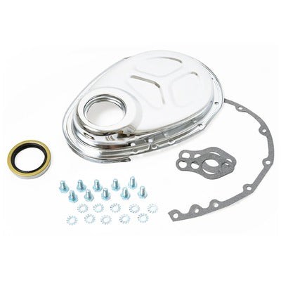 Racing Power Chrome Chevy Timimg Chain Cover R4932