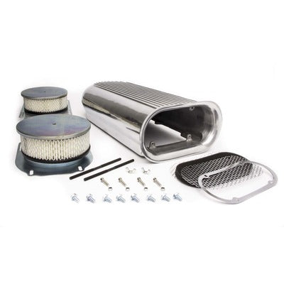 Racing Power Polished Hilborn Style Dual Quad Scoop R5233