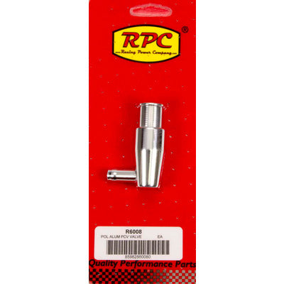 Racing Power Aluminum PCV Valve Polished R6008