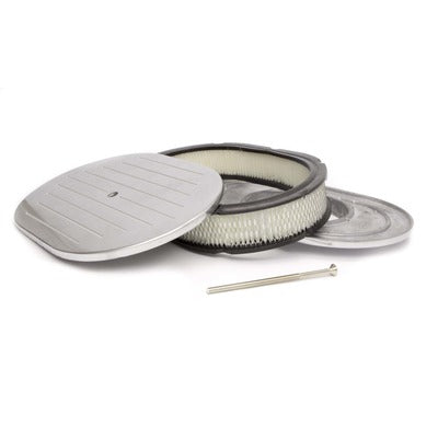 Racing Power 12x2 Aluminum Oval A/C Ball Milled Polished R6020