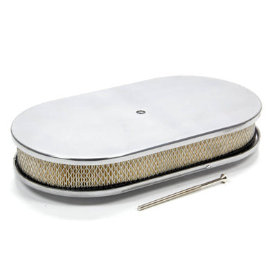 Racing Power Air Cleaner Oval Polished R6021-1
