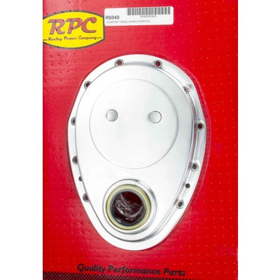 Racing Power SBC Aluminum Timing Cover Polished R6040