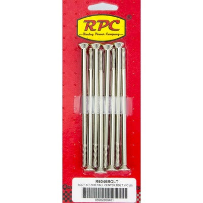 Racing Power Bolts for SBC Aluminum Tall Center Bolt V/C R6046BOLT