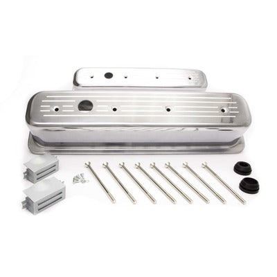 Racing Power SBC Aluminum Tall Center Bolt V/C Ball Milled Pol R6047