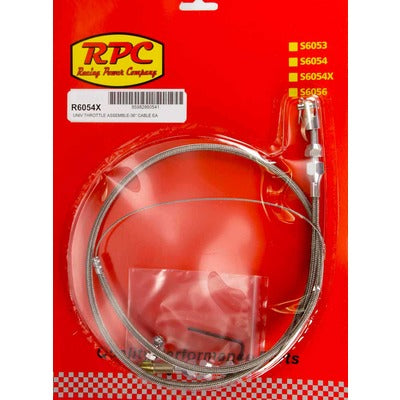 Racing Power Stainless Throttle Cable 36" R6054X