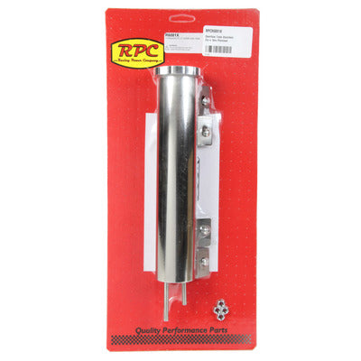 Racing Power Overflow Tank Stainless 2" x 10" Polished R6081X