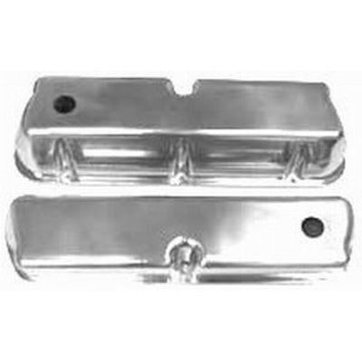 Racing Power SB Ford Aluminum Valve Covers Plain w/Hole R6171