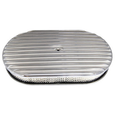 Racing Power Pol Aluminum 15X2 All Finned Air Cleaner Kit Paper R6318