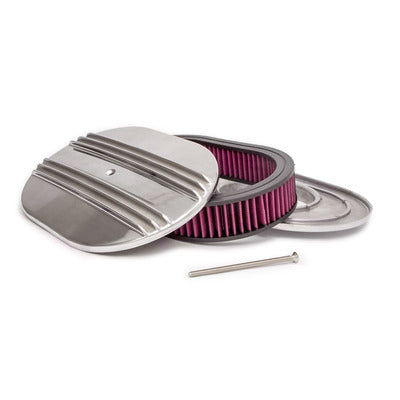 Racing Power 12x2 Aluminum Oval Finned A/C Polished R6321