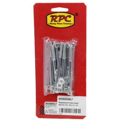 Racing Power Replacement Valve Cover Bolt Kit 1/4-20 x 3-1/2 R6355BOLT