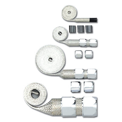 Racing Power Chrome Braided Hose Sleeving Kit R6678