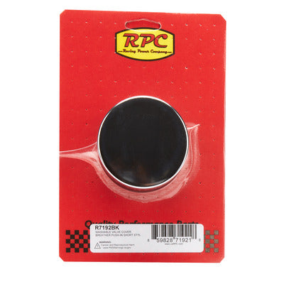 Racing Power Valve Cover Breather Push In Short Black R7192BK