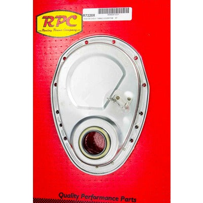 Racing Power SBC Raw Timing Cover w/Tab R7220X