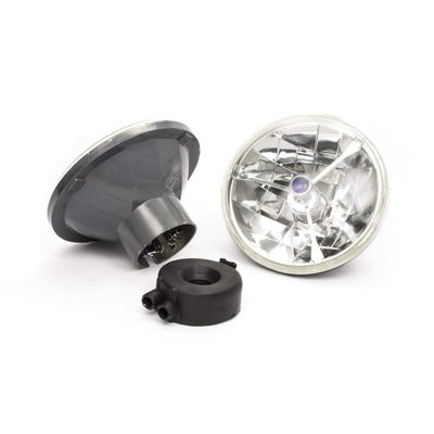 Racing Power 7" Tri-Bar Headlight w/H4 Bulb R7405