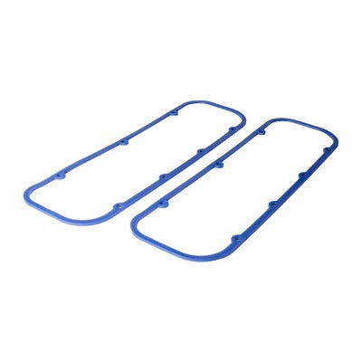 Racing Power Blue Rubber BB Chevy Valve Cover Gaskets Pair R7485X