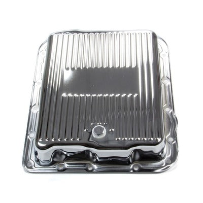 Racing Power GM 700R4/4L60E Trans Pan Chrome Steel Finned R7599