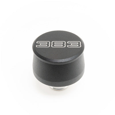 Racing Power Valve Cover Breather 383 Logo Black R8209