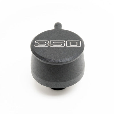 Racing Power Valve Cover Breather 350 Logo Black R8342