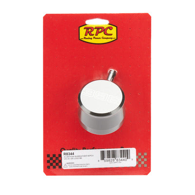 Racing Power Valve Cover Breather 396 Logo Black R8344