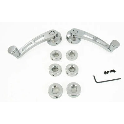 Racing Power Chrome Aluminum 4-1/4" Win dow Handle R8408