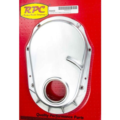 Racing Power BBC 96+ Aluminum Timing Chain Cover Polished R8430