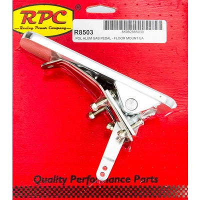 Racing Power Gas Pedal Polished Aluminum R8503