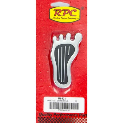 Racing Power Dimmer Pad Barefoot Chrome Steel R8521