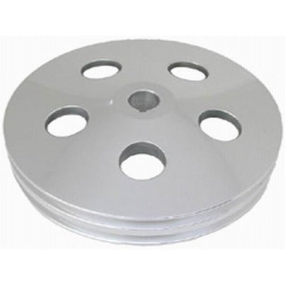 Racing Power Satin GM Power Steering 2V Pulley w/Keyway R8847