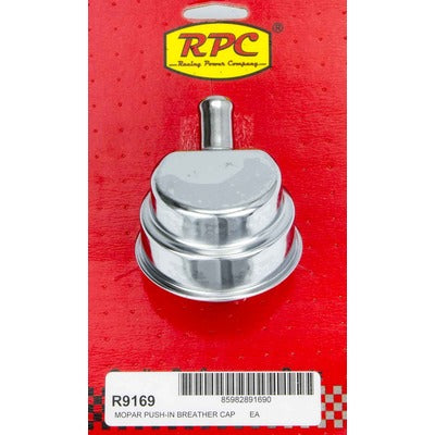 Racing Power Mopar Style Chrome Breather w/Tube R9169
