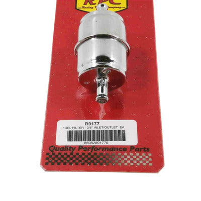 Racing Power Fuel Filter 3/8" Inlet/Outlet R9177