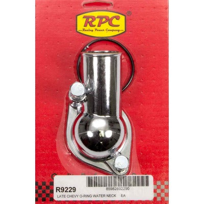 Racing Power 66-75 Chevy V8 Steel Water Neck Chrome R9229