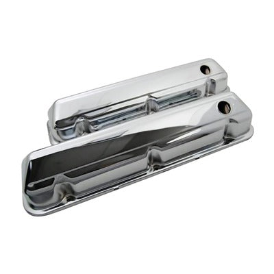 Racing Power Chrome Steel Valve Cover 429-460 Pair R9297