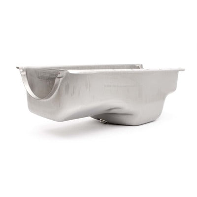 Racing Power 64-87 SBM Steel Stock Oil Pan Unplated R9311RAW