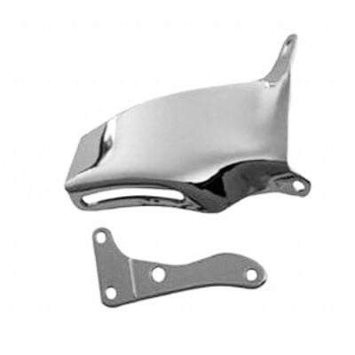 Racing Power SB Chevy LWP Alternator Bracket Chrome R9317