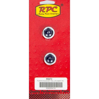 Racing Power Blue Dot Taillight Insert R9472