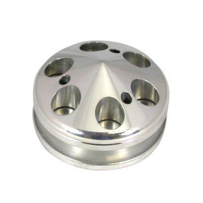 Racing Power Aluminum Alternator Pulley/Nose V-Belt Polished R9487POL