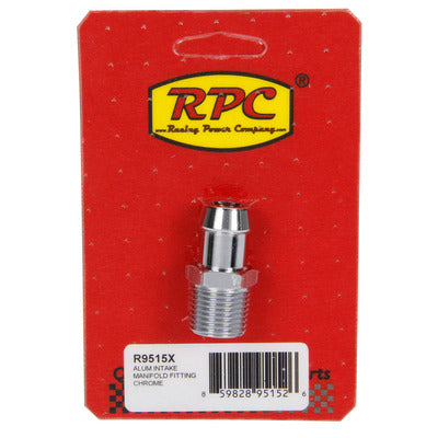 Racing Power Aluminum Intake Manifold Fitting 1/2 to 5/8" Barb R9515X