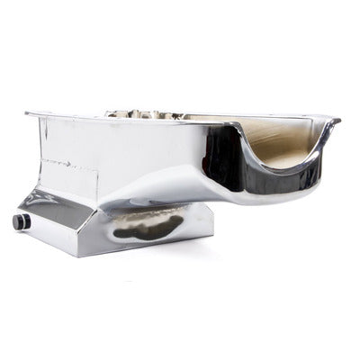 Racing Power 55-79 SBC Steel Drag Race Oil Pan Chrome R9725