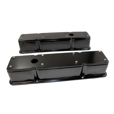 Racing Power SBC Valve Covers Tall 2 Pc Black R9769BK