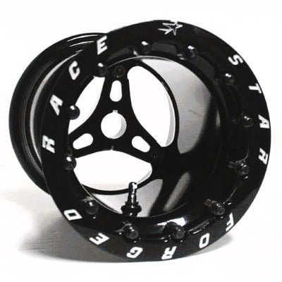 Race Star 53 Jr Dragster Pair 8x8 Double Beadlock Black 53-88DBL