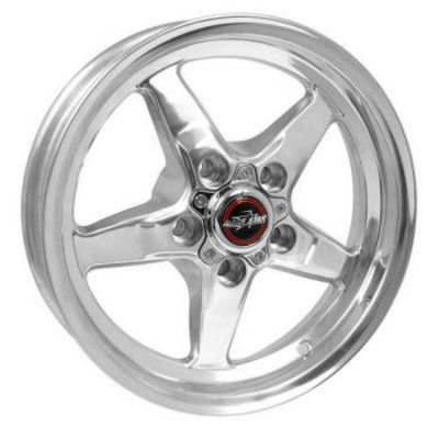 Race Star 92 Drag Star Polished 15x3 .75 5x4.75BC 1.25BS 92-537240DP